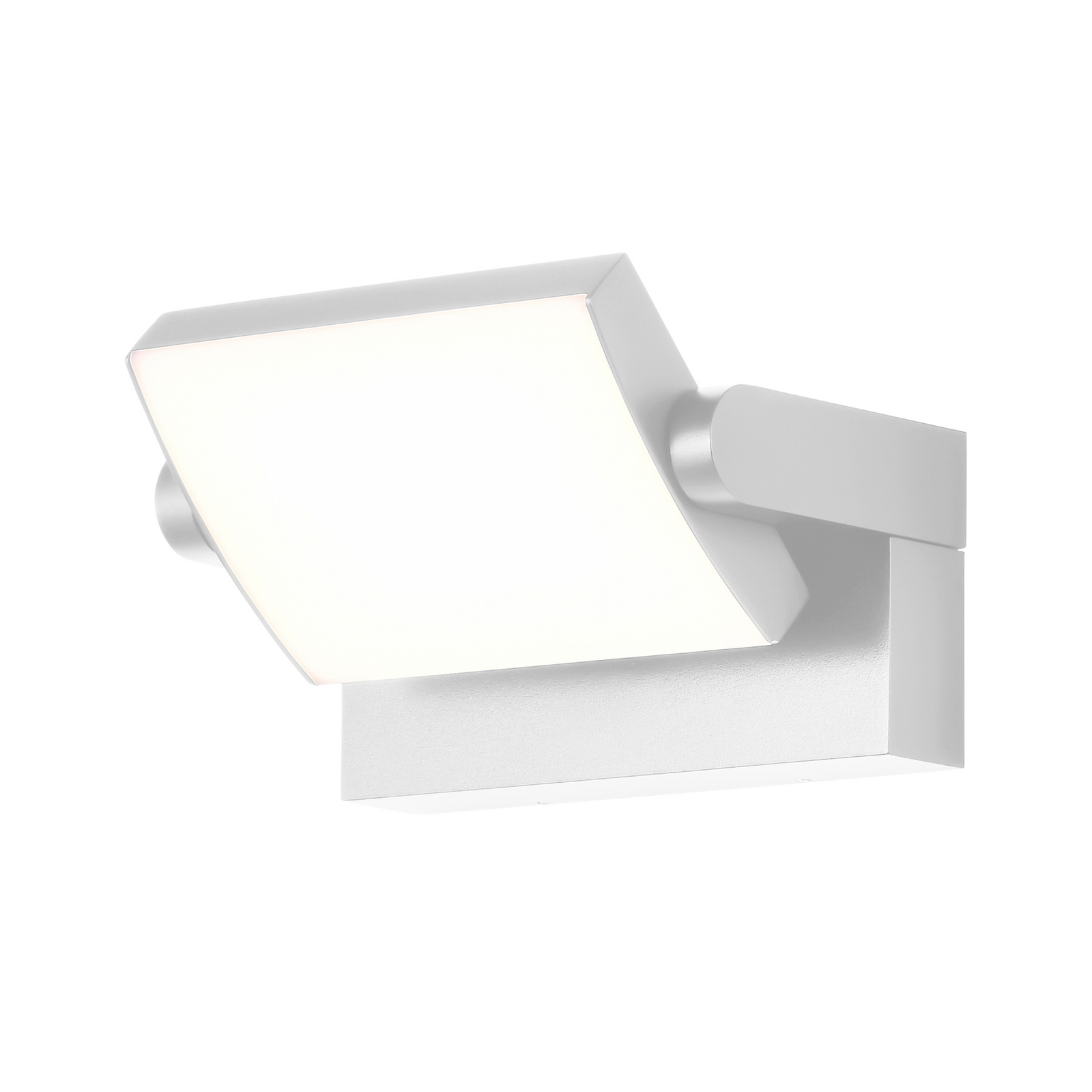 LED wandlamp CMD 9110, wit, breedte 21 cm, metaal, IP54